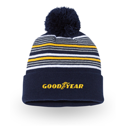 Goodyear Pom Beanie